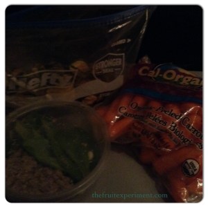 Food for the plane ride.