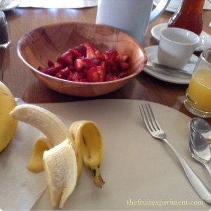 Eating in the dining room.  Pics aren't allowed, so I captured as little as I could of the surrounding area.